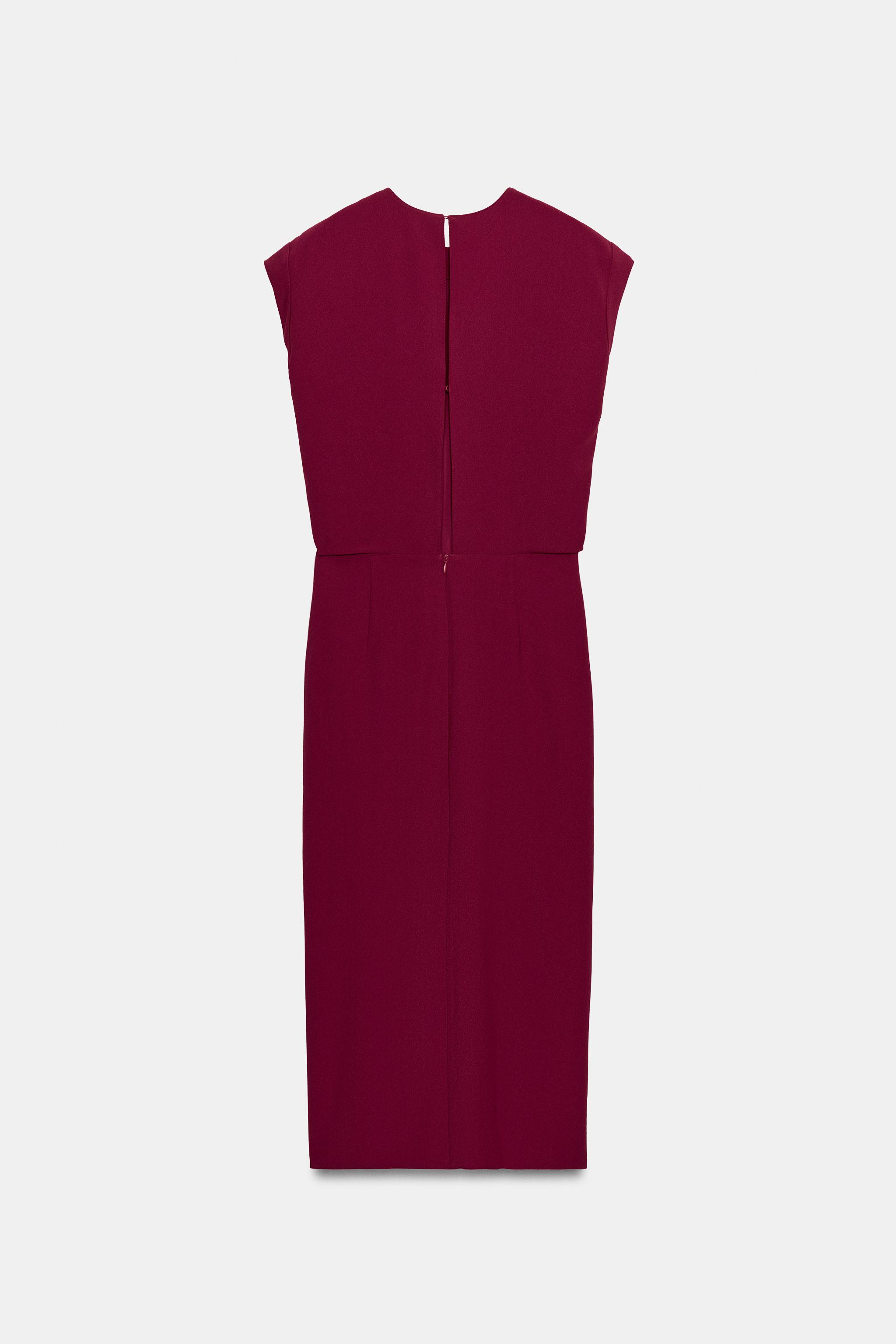 ZW COLLECTION Ruffled MIDI DRESS